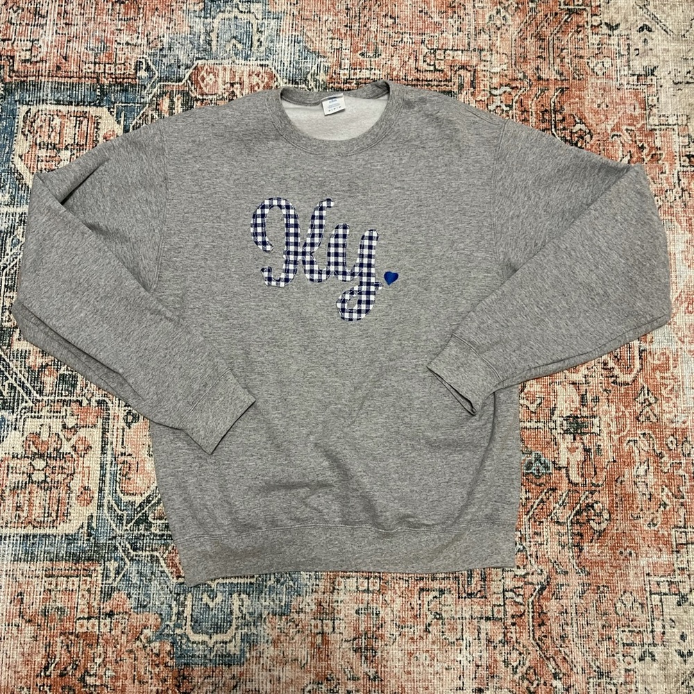 Embroidered Kentucky Crewneck Sweatshirt